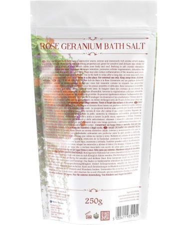 Shop Rose Geranium Bathing Salt 250g | Revitalize Your Bath & Relax | International Shipping Available - Buy Online on GoSupps.com