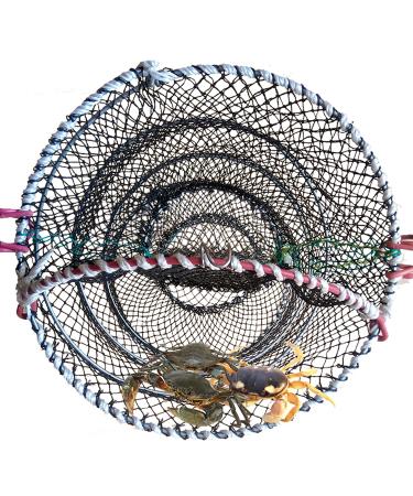 AncBace Crab Trap Fishing Traps Line Net Fishing Accessories Lobster Shrimp Cage Bait Case Poetable Folded