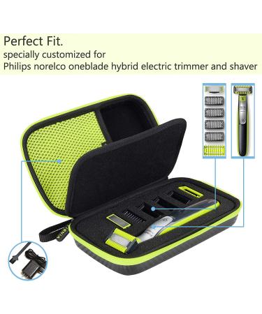 Tisnia One Blade Case for Philips Norelco Hybrid Trimmer & Shaver - Black | Compatible with QP2520, QP2530, QP2620, QP2630 - Buy Online on GoSupps.com