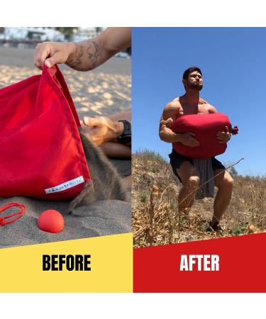 Octomoves Training Sandbag with Lacrosse Ball Seal | Strength Training Equipment for Sports | Durable Heavy Sandbag Holds Up to 120 lbs - Buy Online on GoSupps.com