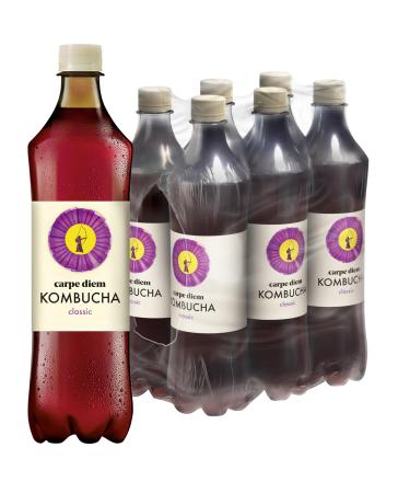 Carpe Diem Kombucha Classic pack of 6 DISPOSABLE (6 x 750 ml) Classic 750 ml (pack of 6)