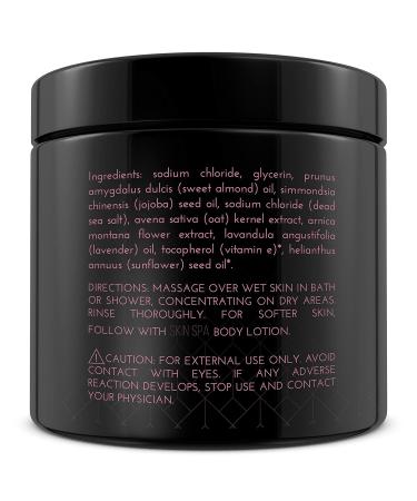 Shop Mineral Sea Salt Scrub - Gardenia 16oz | Natural Exfoliating Body Scrub for All Skin Types | International Shipping Available - Buy Online on GoSupps.com
