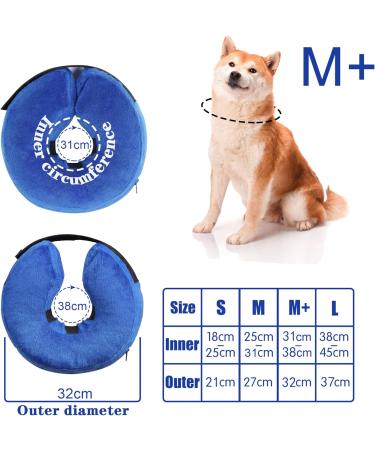 Adjustable Inflatable Dog & Cat Collar | Recovery Protection for Pets (M+) - Ideal for Post-Op & Wound Care - Buy Online on GoSupps.com