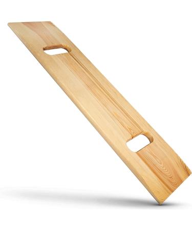 DMI Transfer Board and Slide Board | FSA Eligible | Heavy-Duty Wood | Patient, Senior, Handicap Move Assist | 440lb Capacity | 30x8x1 - Buy Online on GoSupps.com