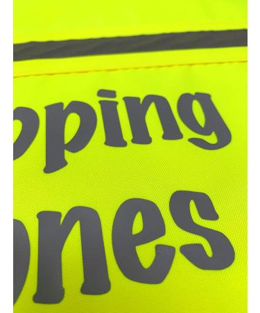 Printing Corner Personalised breathable High-VIZ Safety Dog Vest (Yellow) (Large) - Buy Online on GoSupps.com