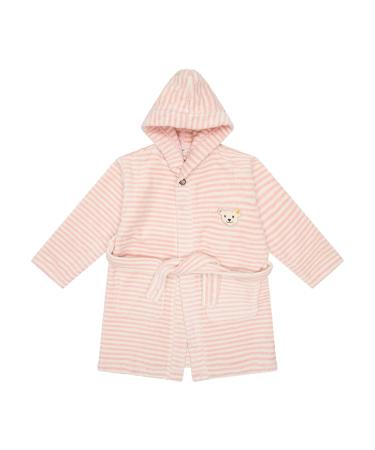 Steiff Unisex Children's Basic Bathrobe 104 SILVER PINK