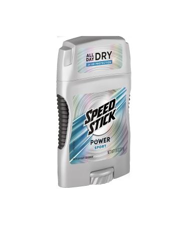 Speed Stick Power Men's Antiperspirant Deodorant, Cool Fresh - 1.8 oz (1 Pack) - Buy Online on GoSupps.com