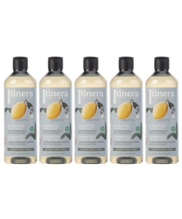 sarcia.eu ITINERA Shampoo for Oily Hair with Lemon from the Amalfi Coast 370 ml Pack of 5