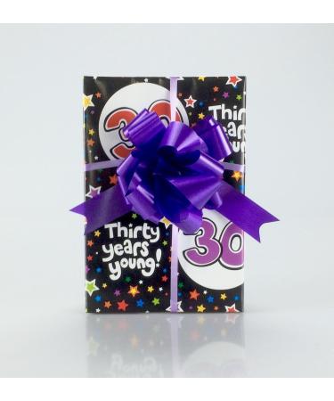 " Happy 30th Birthday " Gift Wrapped Retro Sweet Hamper Box Male or Female Themed - Buy Online on GoSupps.com