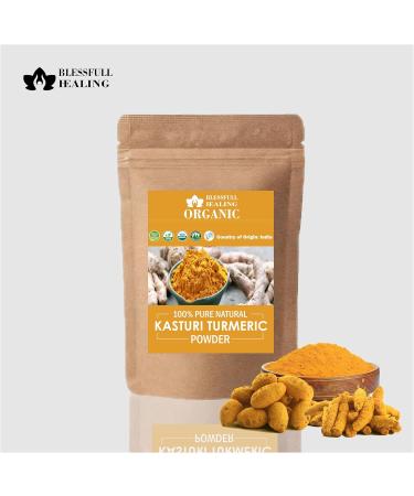 Blessfull Healing Organic 100% Pure Natural Kasturi Turmeric Powder | 100 Gram / 3.52 oz 1 count (Pack of 1) - Buy Online on GoSupps.com
