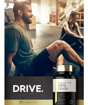 Carlyle Ultra Libido - 60 Softgels | Extreme Male Formula | Non-GMO & Gluten Free | Therapeutic Grade Supplement for Enhanced Performance - Buy Online on GoSupps.com
