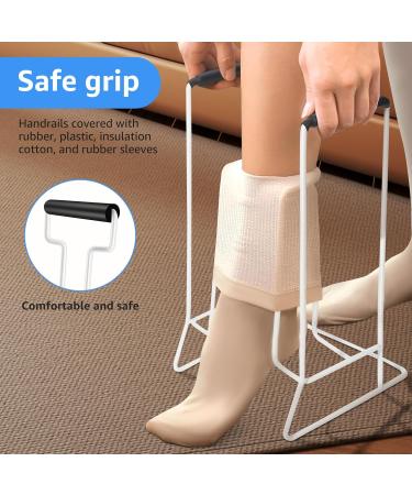 GLMFAN Aids for Putting on Socks Aid Device for Seniors Wide Aid Compression Aid Device Stocking Donner Helper Aid Tool for Calves Less Than 18" in Circumference - Buy Online on GoSupps.com