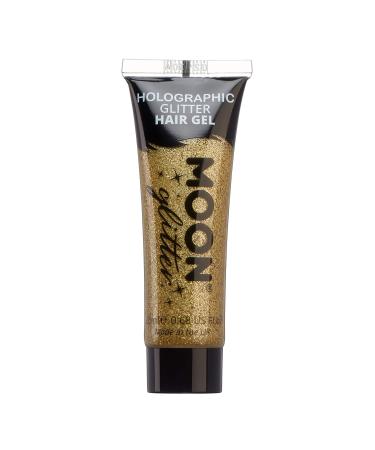 Moon Glitter Holographic Glitter Hair Gel Gold