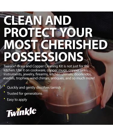 Twinkle Brass Copper Cleaning Kit - Professional Grade Polishing Solution - Buy Online on GoSupps.com