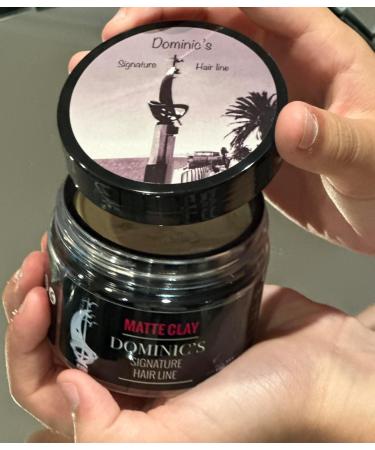 DOMINIC'S Signature Hair Line Matte Clay - Enhancing Texture & Low Shine Cream for Men & Women | International Shipping Available - Buy Online on GoSupps.com