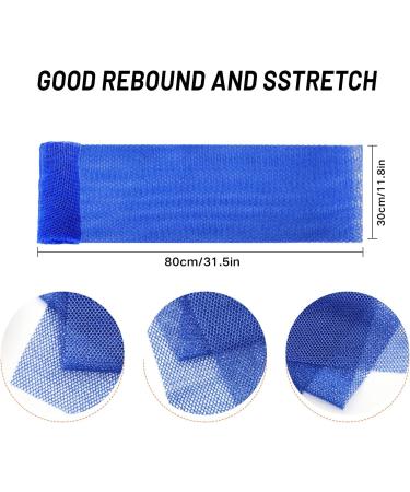 3 Pcs African Exfoliating Net African Net Sponge 80x30cm Long African Shower Sponge Body Sponge Exfoliating Sponge for Men and Women Deep Cleaning(Purple Pink Blue) - Buy Online on GoSupps.com