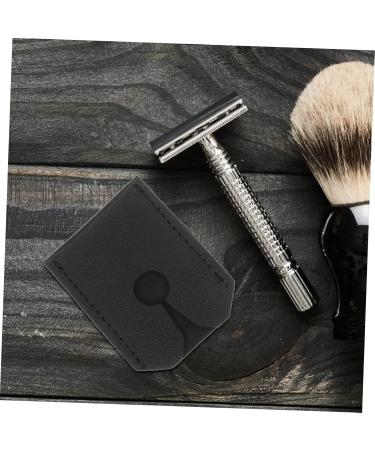 Coheali 3-Part Razor Case for Men | Durable PU Black Cover for Shavers | Perfect Men's Razor Envelopes - Buy Online on GoSupps.com