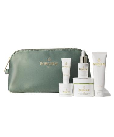 Borghese Skin Renewal Discovery Set - Includes Cream Cleanser Pre-Mask Booster Serum Mud Mask for Face & Body Firming Mask & AHA BHA Overnight Mask - Buy Online on GoSupps.com