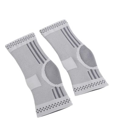 Fabater Ankle Compression Socks Portable High Flexibility 1 Pair Ankle Brace Compression Sleeve for Running (M)