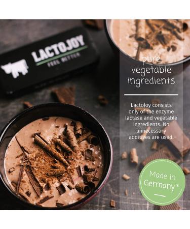 LactoJoy Lactase Pills - Powerful Enzymes for Lactose Intolerance - Vegan & Pure Formula - 45 Pieces - Buy Online on GoSupps.com