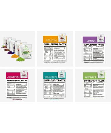Organic 5 Day Fat-Burn Cleanse for Weight Loss - Plant-Based & Gluten-Free Vegan Lattes (25 Pack) - Buy Online on GoSupps.com