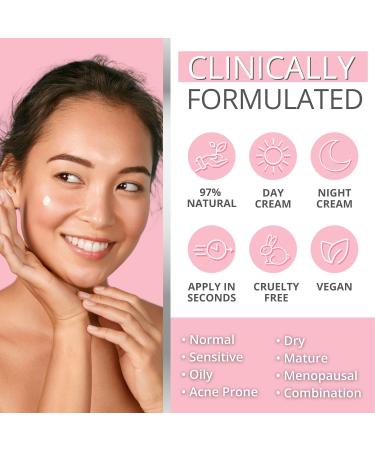 ANTI-WRINKLE FACE CREAM for Women Moisturiser Face Women Anti aging Face Cream Eye Cream - Brightening Face Cream Face Moisturiser Facial Moisturiser with Retinol Vitamin C and Vitamin E - Buy Online on GoSupps.com