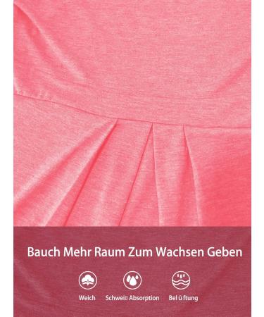 Love2Mi Women's Maternity Nursing Shirt - Layered Wrap Design in L-Pink S - Buy Online on GoSupps.com