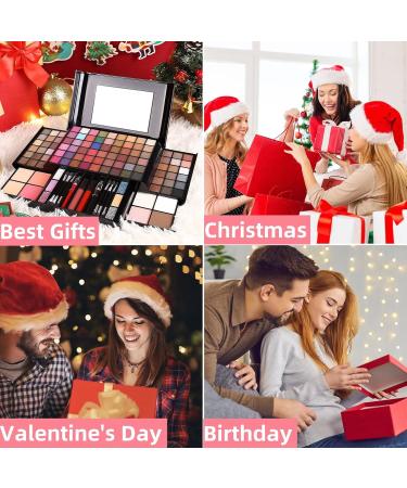 All-in-One Professional Makeup Kit - Eyeshadow Palette Blushes Highlighter & Brushes - Perfect Christmas Gift for Women & Girls - International Shipping Available - Buy Online on GoSupps.com