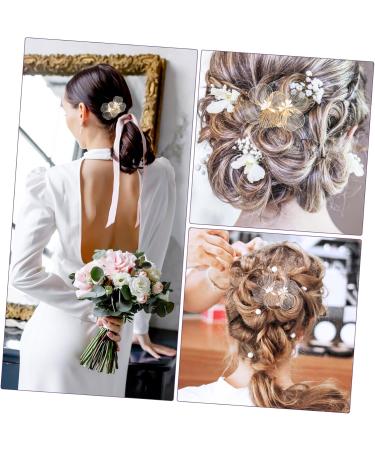 DRESSOOS flower hair accessories girl hair accessories bridal hair accessories headpiece for wedding decoration metal hair comb bridal hair accessory hair pin Hanfu alloy Hair up bride - Buy Online on GoSupps.com