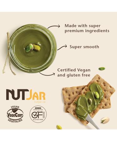NutJar Premium Pistachio Butter 480 g No Added Sugars Colours or Preservatives Vegan Gluten Free Keto Friendly Made in Canada 480 g (Pack of 1) - Buy Online on GoSupps.com