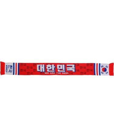 South Korea Soccer Knit Scarf - Official Team Merchandise | Shop Now - Buy Online on GoSupps.com