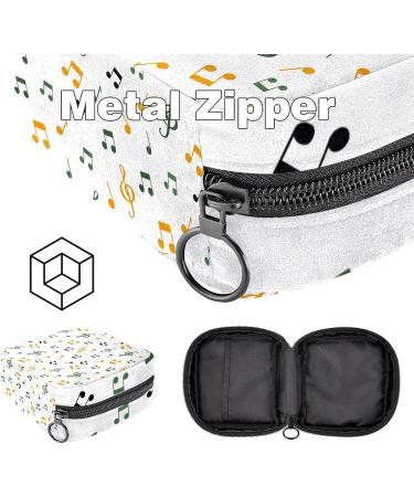MUOOUM Music Notes Menstrual Cup Pouch & Sanitary Napkin Storage Bag - Multi-colored - Buy Online on GoSupps.com