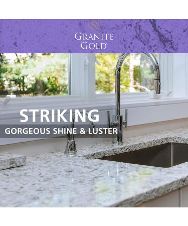 Granite Gold Clean and Shine Spray 24 + 64 Fl Oz Value Pack - Citrus - For Granite, Marble, Travertine, Quartz & Natural Stone Surfaces - 2 Count Pack - Buy Online on GoSupps.com