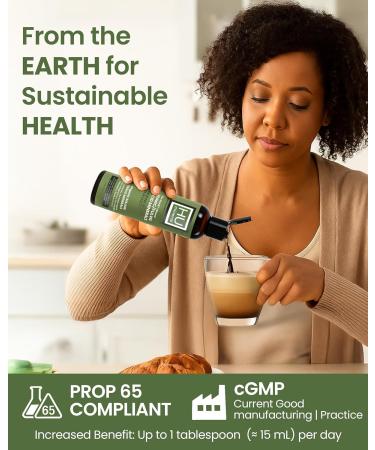 Humineral Fulvic Acid Trace Minerals Drops for Water - Raw Liquid Ionic Minerals with Humic Acid & Electrolytes - Energy Immune & Gut Support Detox - Vegan Plant-Based Concentrate - 8 oz - Buy Online on GoSupps.com