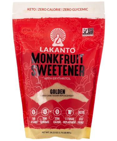 Lakanto Monkfruit Sweetener with Erythritol Golden 28.22 oz (800 g)