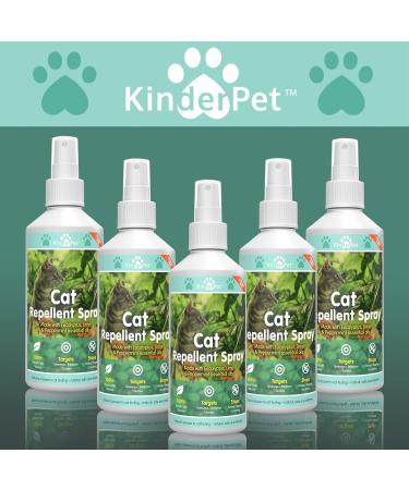KinderPet Cat Repellent Spray Stop Cats Anti Fouling Cat Deterrent Stop Fouling Pooping Peeing Urinating Scratching Eucalyptus Lime Peppermint 250ml - Buy Online on GoSupps.com