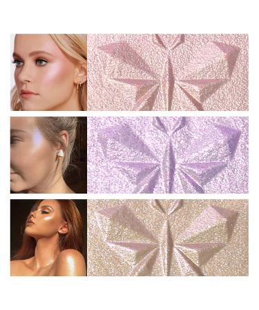 UCANBE Glistening Highlighter Makeup Palette - 8 Color Triple Baked Intensely Pigmented Powder for Luxurious Silky Shimmer Illuminating Glow - Buy Online on GoSupps.com