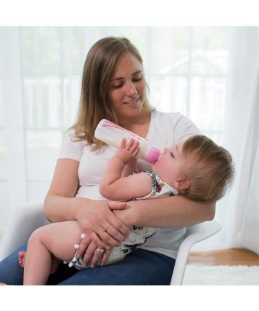 Dr. Brown's Options+ Anti-Colic 8oz Baby Bottles 2-Pack - Pink, Slow Flow Nipples for Newborns - Buy Online on GoSupps.com