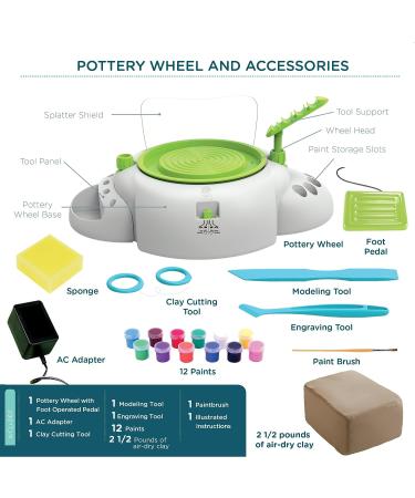 Beginner-Friendly Pottery Wheel for Easy Crafting | Shop Now - Buy Online on GoSupps.com