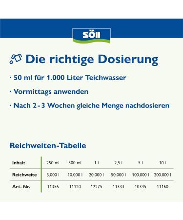 S ll 80536 Algosol 10L - Highly Effective Pond Care for Algae Control | Prevent Floating & Blue Algae in Ponds (Up to 200 000L) - Buy Online on GoSupps.com