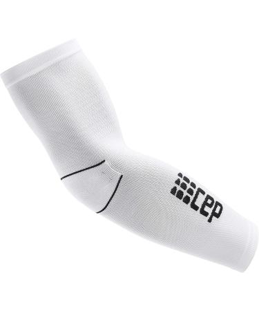 Buy CEP Elbow Support Compression Sleeves for Men & Women - Arm Sleeves (Pair) III-L1 White/Black - International Shipping Available - Buy Online on GoSupps.com
