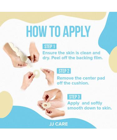 JJ CARE Callus Cushions (Pack of 50) - Oval Shape Callus Pads for Bottom of Foot - Soft Felt Foot Pads for Women - Callous Remover for Feet Pain Relief - Buy Online on GoSupps.com