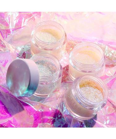 Ktouler Chunky Glitter for Body & Face - Holographic Glitter for Hair Eyes Nails & Lips | Stunning Makeup Sequin in 2 Colors - Buy Online on GoSupps.com