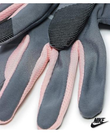 Nike Women's Lightweight Tech Running Gloves - Gunsmoke/Storm Pink/Blue Grey - Size Medium - Black/Silver - Buy Online on GoSupps.com
