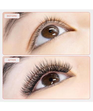 Curacoro W Eyelash Extensions - 3D Handmade Volume | C CC D Curl | 0.05-0.07mm Thickness | Mixed Lengths 9-15mm | Full & Fluffy Look | Long Lasting & Easy Application - Buy Online on GoSupps.com