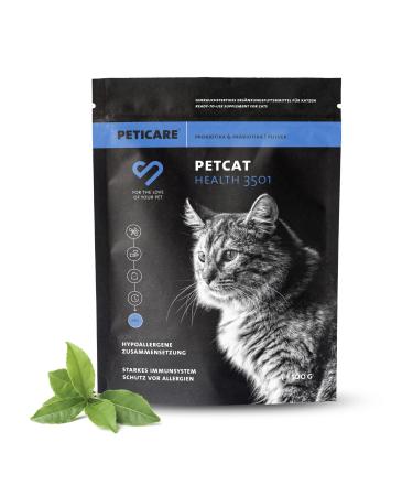 Peticare cats prebiotics & probiotics |2 in 1 |Strengthen the immune system intestinal renovation build intestinal flora |Relieves allergy susceptibility & itching |Natural feed supplement - PETCAT Health 3501 100 g - Buy Online on GoSupps.com