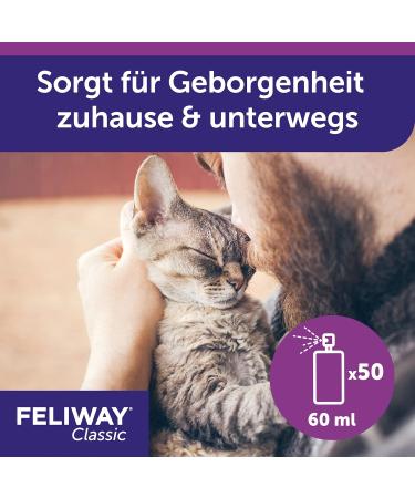 FELIWAY Classic Spray 60ml | Anti-Scratch Solution for Cats | Stop Furniture & Door Scratching - Buy Online on GoSupps.com