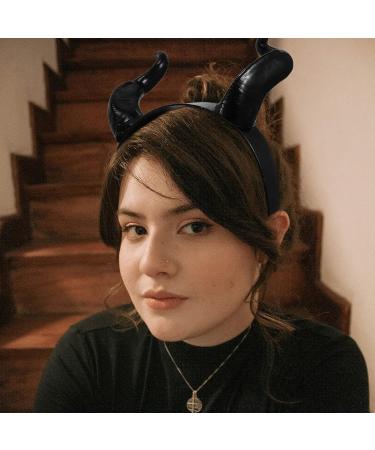 Beaupretty Black Devil Horns Headband - Cosplay Horn Hair Band for Dress Up Party and Halloween - Buy Online on GoSupps.com