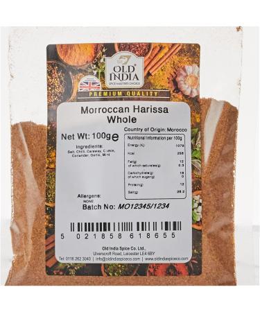 Old India Morroccan Harissa Whole 100g - Buy Online on GoSupps.com