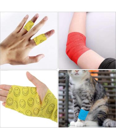 Adhesive Stretch Athletic Tape - Sticky Bandage for Weightlifting & Powerlifting | 5cm 6 Rolls 6 Colors - Buy Online Now - Buy Online on GoSupps.com